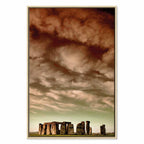 Stonehenge Clouds Landscape Canvas Print