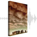 Stonehenge Clouds Landscape Canvas Print
