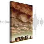 Stonehenge Clouds Landscape Canvas Print