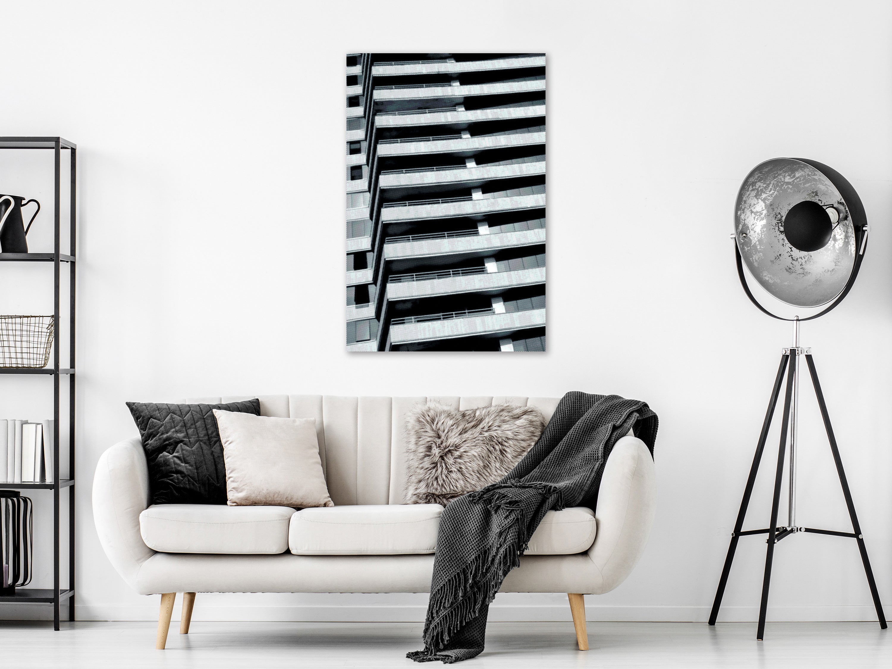 Canvas Print - Architectural Raster (1 Part) Vertical