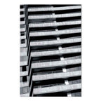 Architectural Concrete Raster City Canvas Print