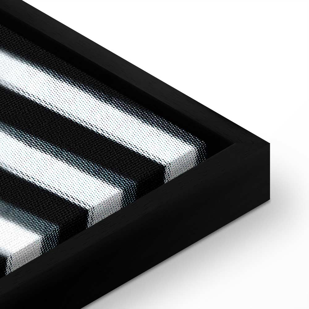 Architectural Concrete Raster City Canvas Print