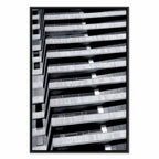 Architectural Concrete Raster City Canvas Print