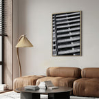 Architectural Concrete Raster City Canvas Print