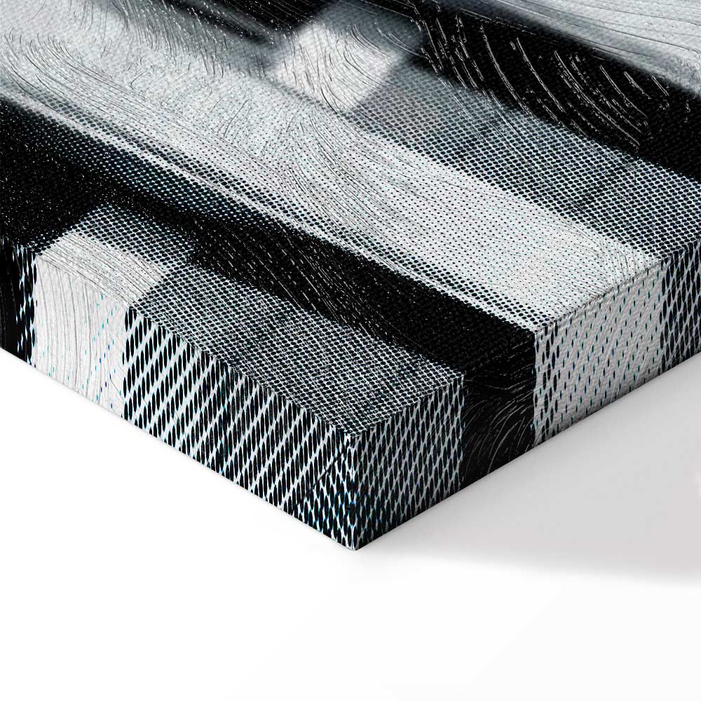 Architectural Concrete Raster City Canvas Print