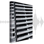 Architectural Concrete Raster City Canvas Print