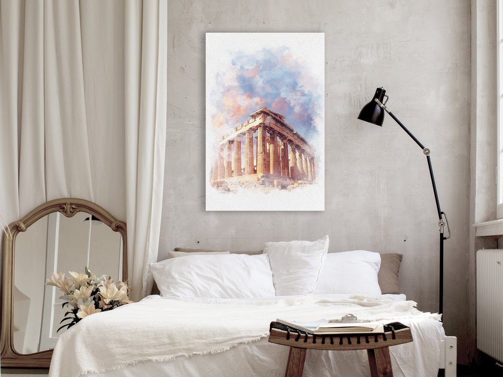 Canvas Print - Painted Parthenon (1 Part) Vertical
