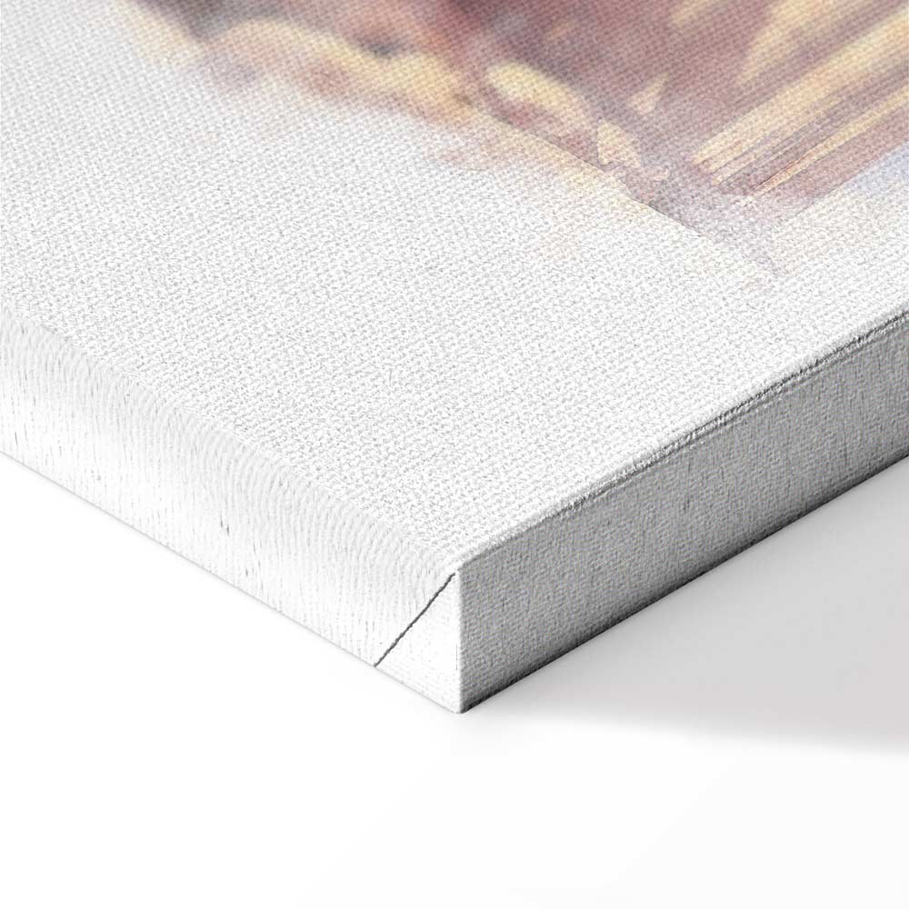 Painted Parthenon Watercolour Architecture Canvas Print