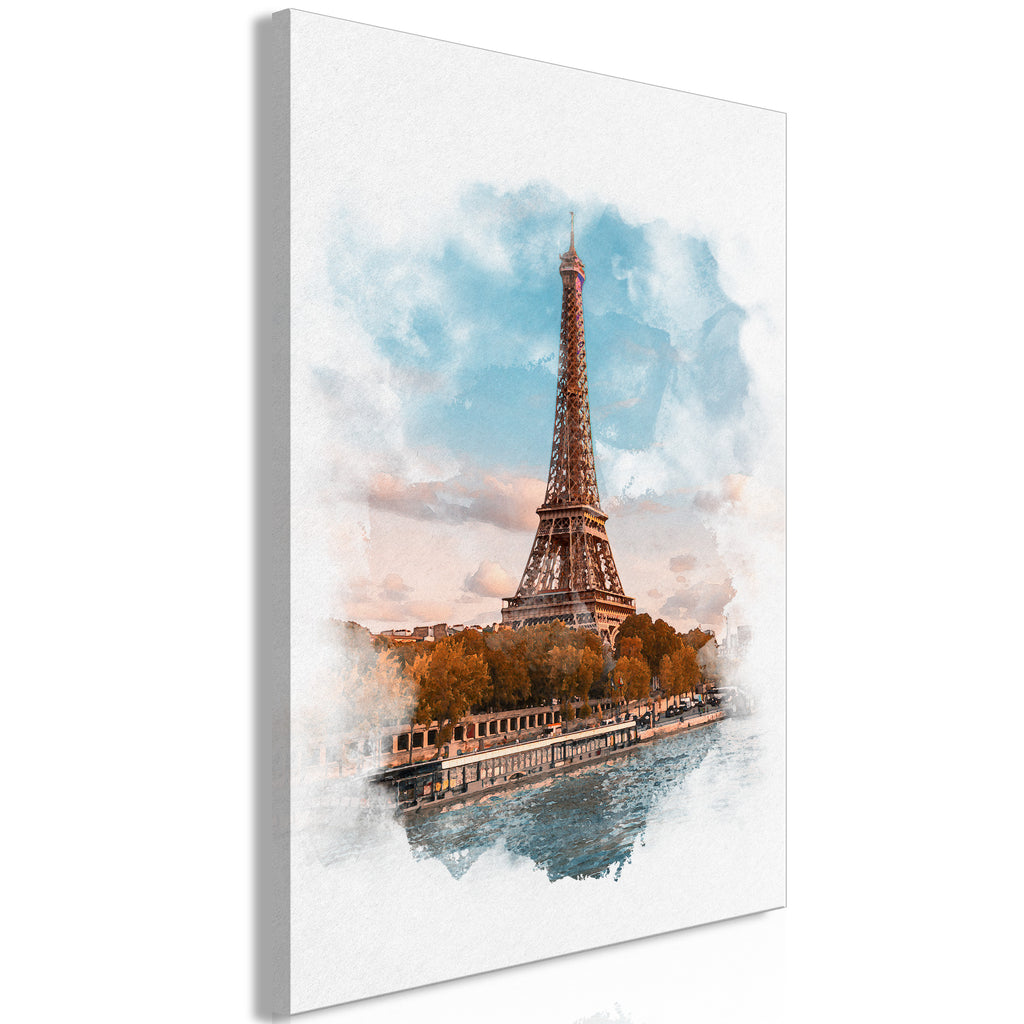 Canvas Print Paris View - 1 Part Vertical