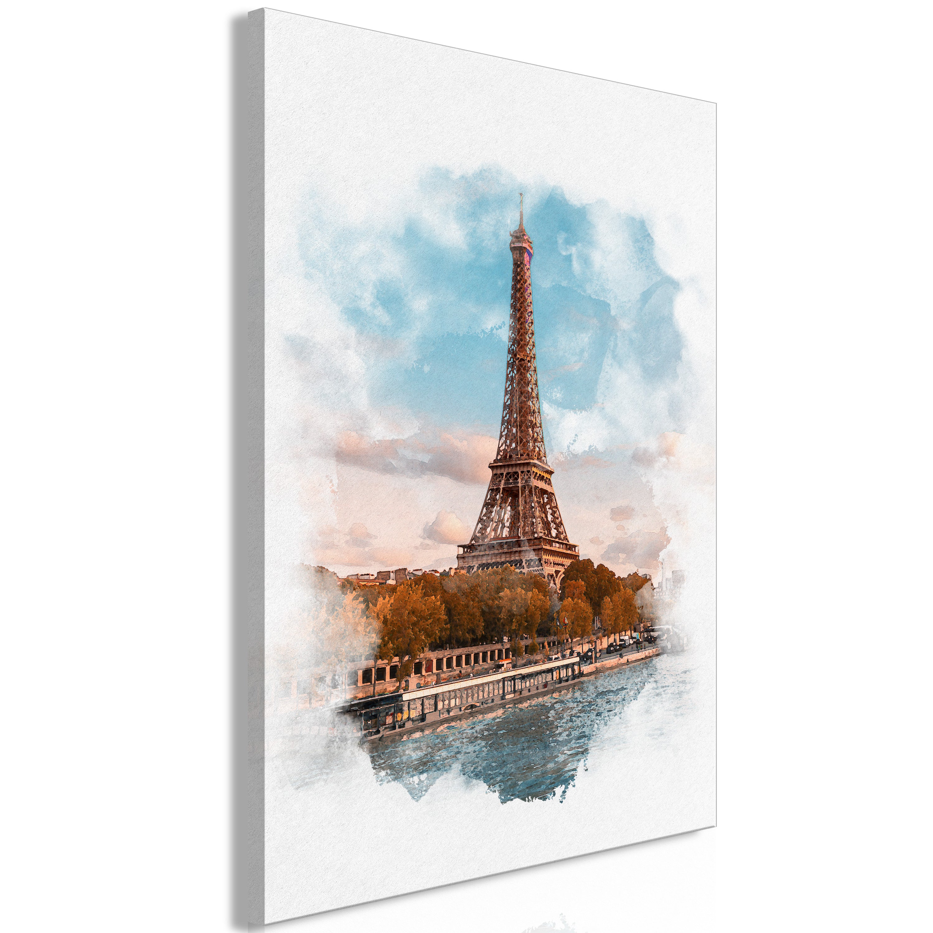 Canvas Print Paris View - 1 Part Vertical