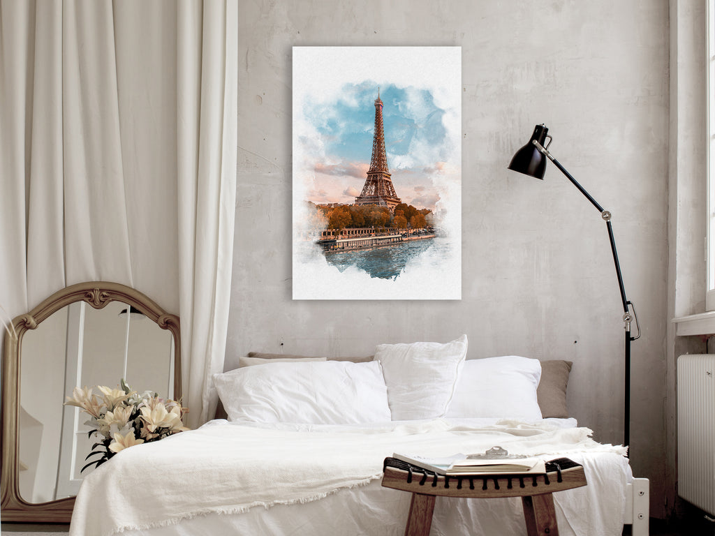 Canvas Print Paris View - 1 Part Vertical