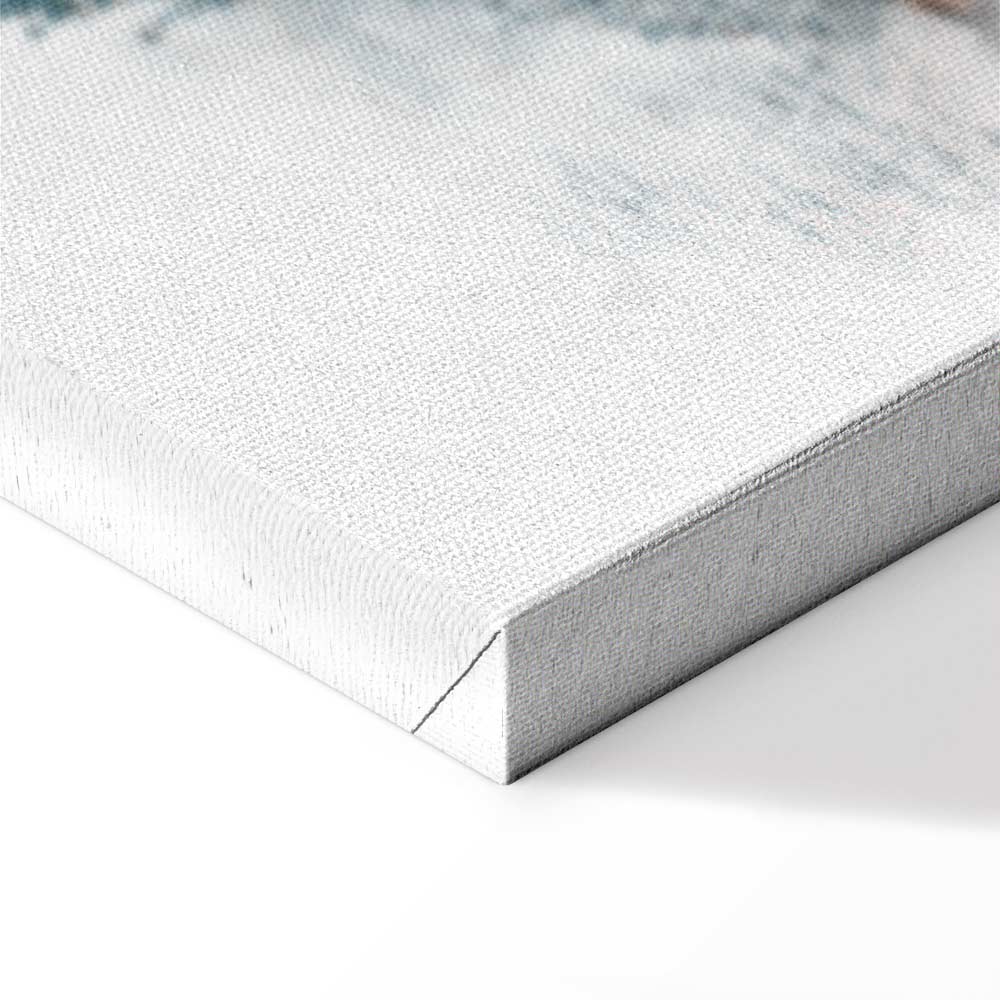 Paris View Watercolor Architecture Canvas Print