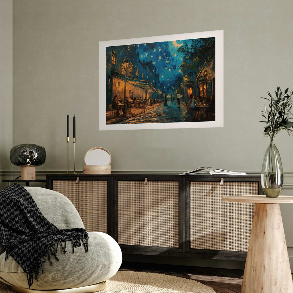 Paris Street Landscape Poster