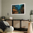 Paris Street Landscape Poster