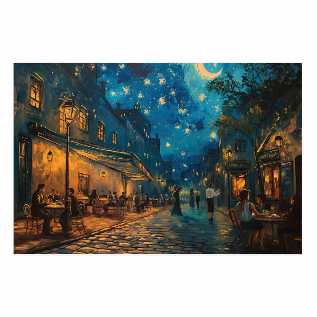Paris Street Landscape Poster