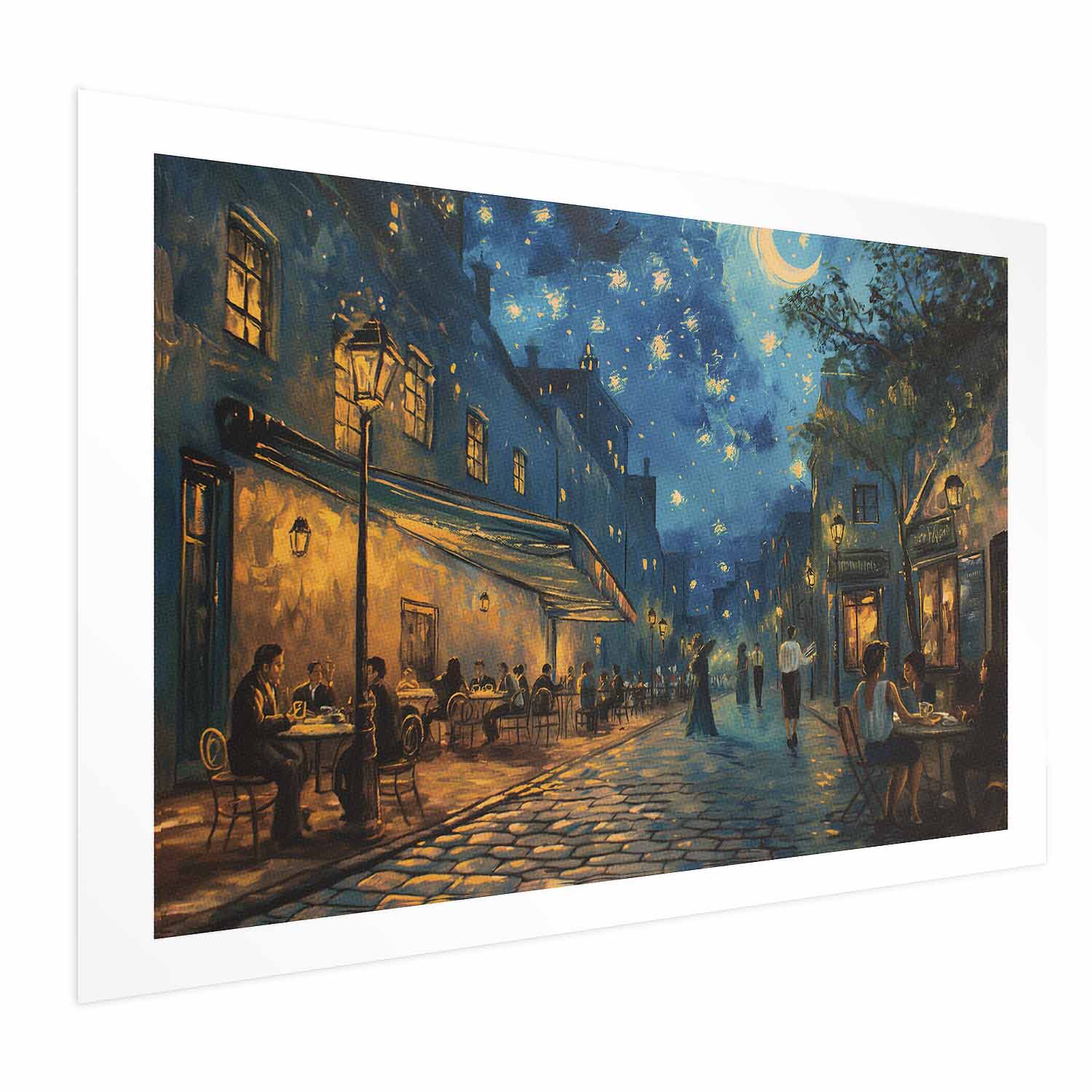 Paris Street Landscape Poster