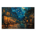 Paris Street Post-Impressionist Canvas Print