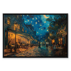 Paris Street Post-Impressionist Canvas Print