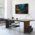 Paris Street Post-Impressionist Canvas Print