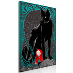 Canvas Print Red Riding Hood Vertical