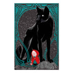 Red Riding Hood and Wolves Fantasy Canvas Print
