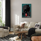 Red Riding Hood and Wolves Fantasy Canvas Print