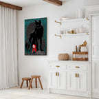 Red Riding Hood and Wolves Fantasy Canvas Print