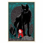 Red Riding Hood and Wolves Fantasy Canvas Print