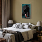 Red Riding Hood and Wolves Fantasy Canvas Print
