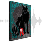 Red Riding Hood and Wolves Fantasy Canvas Print