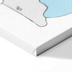 Teddy Bears Beach Summer Canvas Print