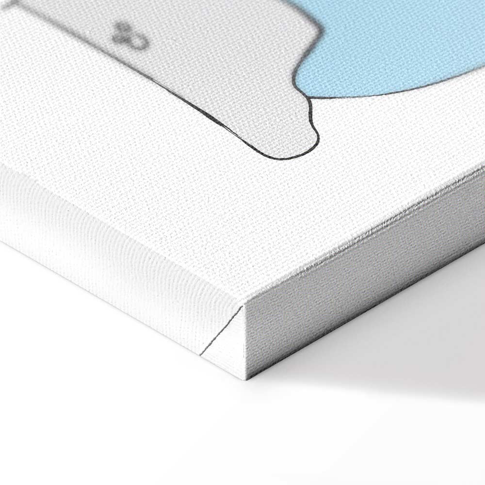 Teddy Bears Beach Summer Canvas Print