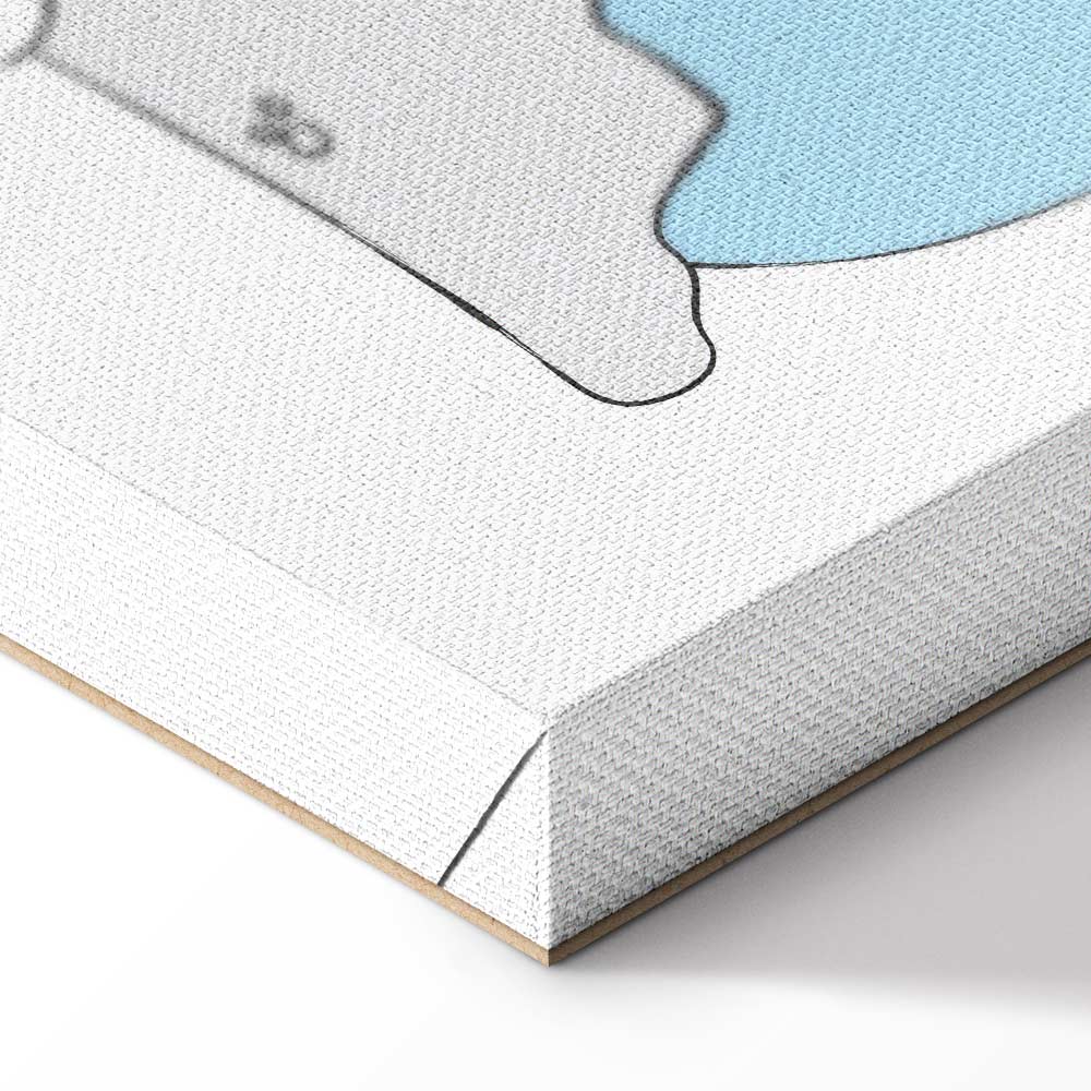 Teddy Bears Beach Summer Canvas Print