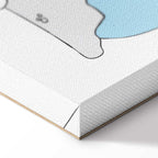 Teddy Bears Beach Summer Canvas Print