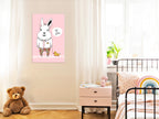 Canvas Print Rabbit's Friend Vertical