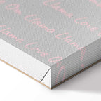 Happy Llama Funny Canvas Print