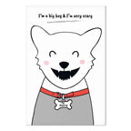Funny Dog Quote Canvas Print