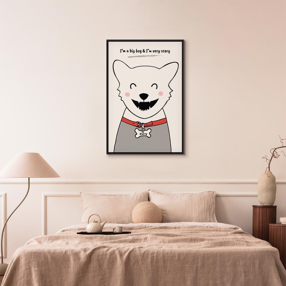 Funny Dog Quote Canvas Print