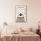 Funny Dog Quote Canvas Print