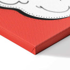 Dear Cat Funny Inscription Vertical Canvas Print