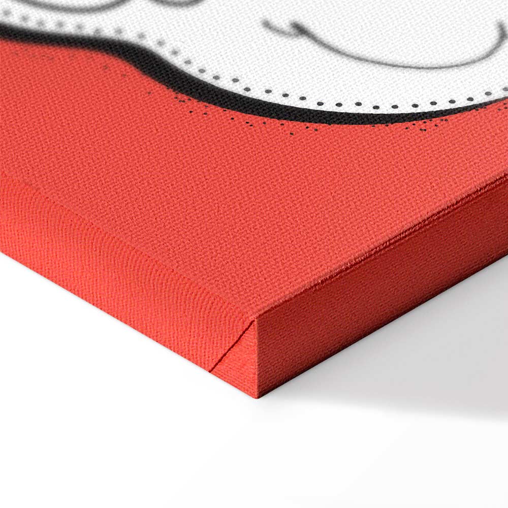 Dear Cat Funny Inscription Vertical Canvas Print