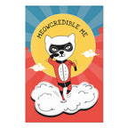 Dear Cat Funny Inscription Vertical Canvas Print