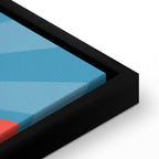 Dear Cat Funny Inscription Vertical Canvas Print