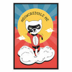 Dear Cat Funny Inscription Vertical Canvas Print