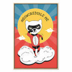 Dear Cat Funny Inscription Vertical Canvas Print