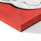 Dear Cat Funny Inscription Vertical Canvas Print