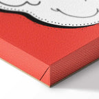 Dear Cat Funny Inscription Vertical Canvas Print