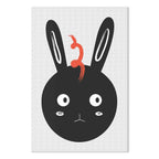 Funny Rabbit Portrait Canvas Print