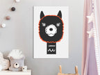 Canvas Print - Decorative Alpaca Vertical