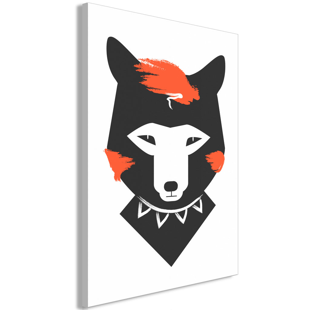 Canvas Print Polite Fox Vertical